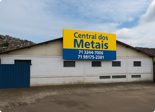 Central dos Metais – Compra e venda de produtos em ferro e aço